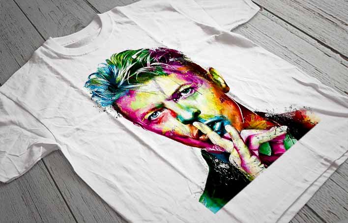 Regular Fit Printed T-Shirt David Bowie