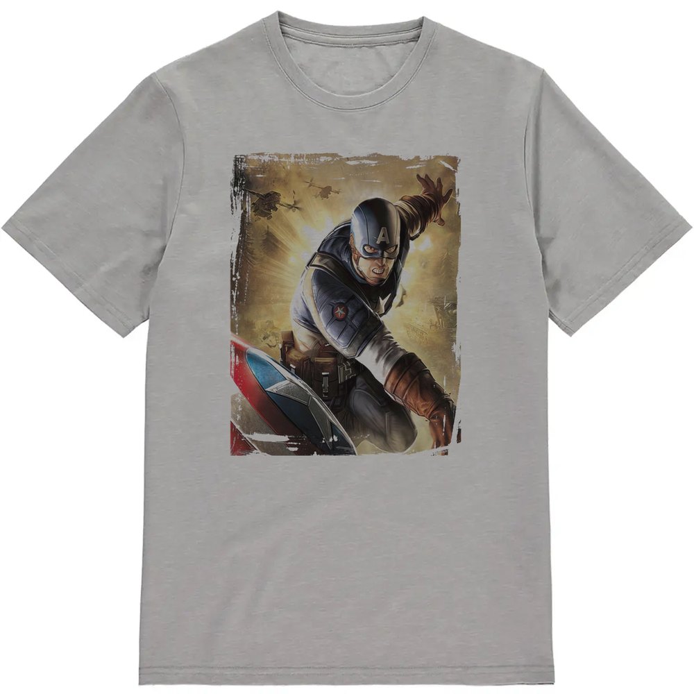 Regular Fit Printed T-Shirt Captain America — image 3