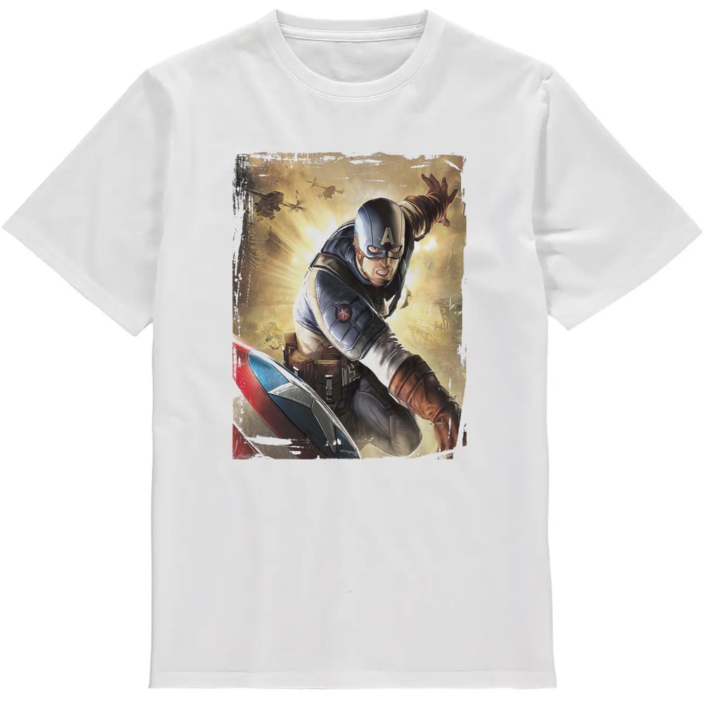 Regular Fit Printed T-Shirt Captain America — image 2