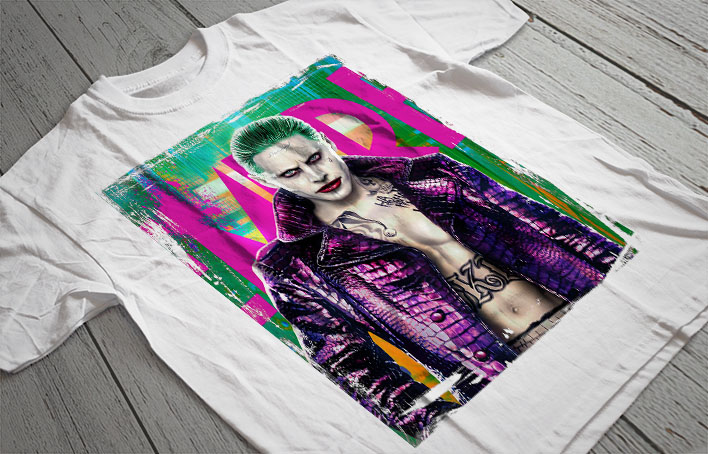 Regular Fit Printed T-Shirt Suicide Squad Joker