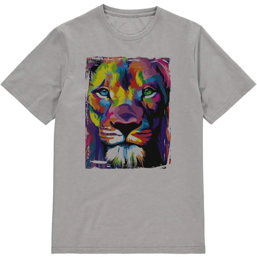 Regular Fit Printed T-Shirt Lion — image 3