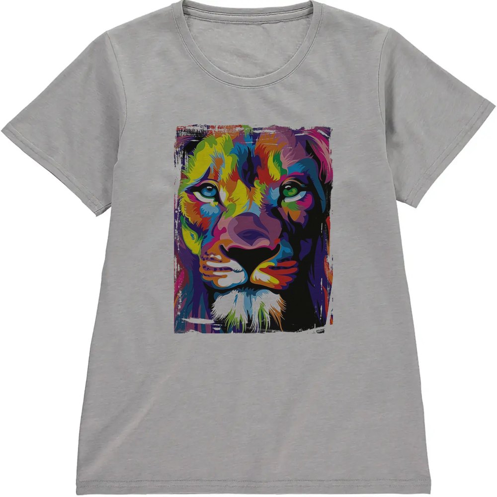 Regular Fit Printed T-Shirt Lion — image 5