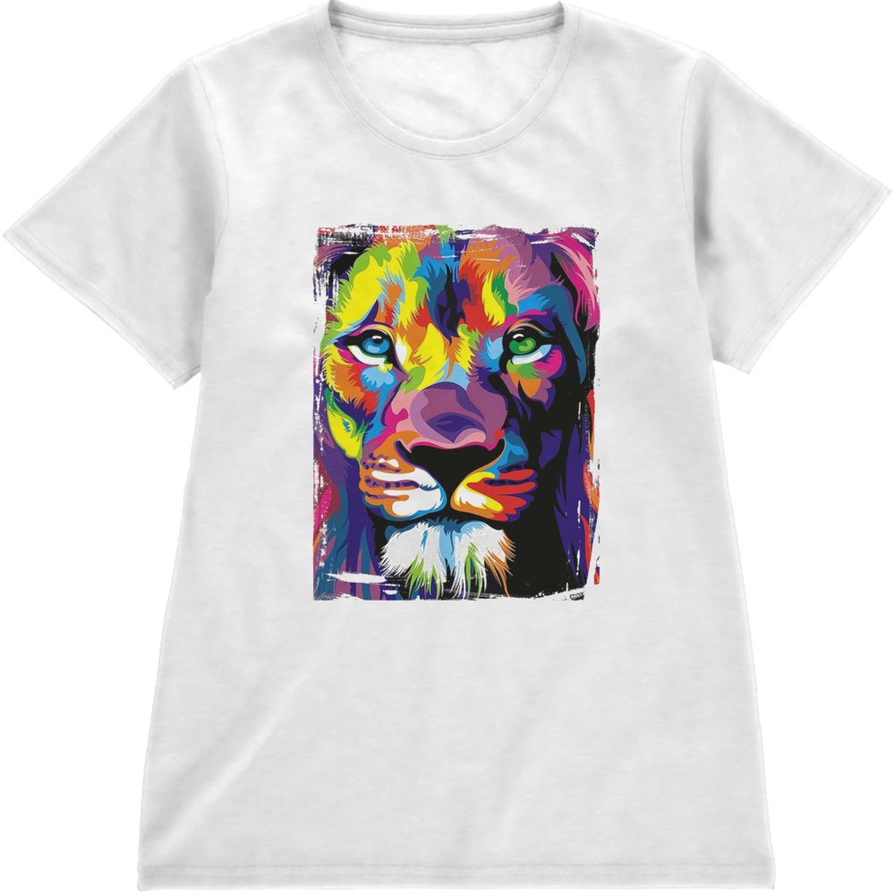 Regular Fit Printed T-Shirt Lion — image 4