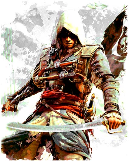 Regular Fit Printed T-Shirt Assassin's Creed — image 6