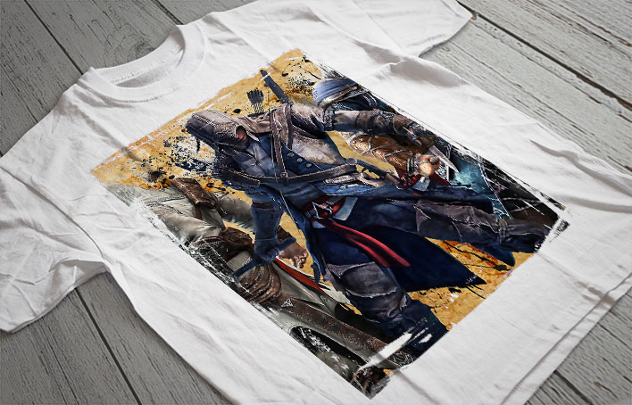 Regular Fit Printed T-Shirt Assassin's Creed