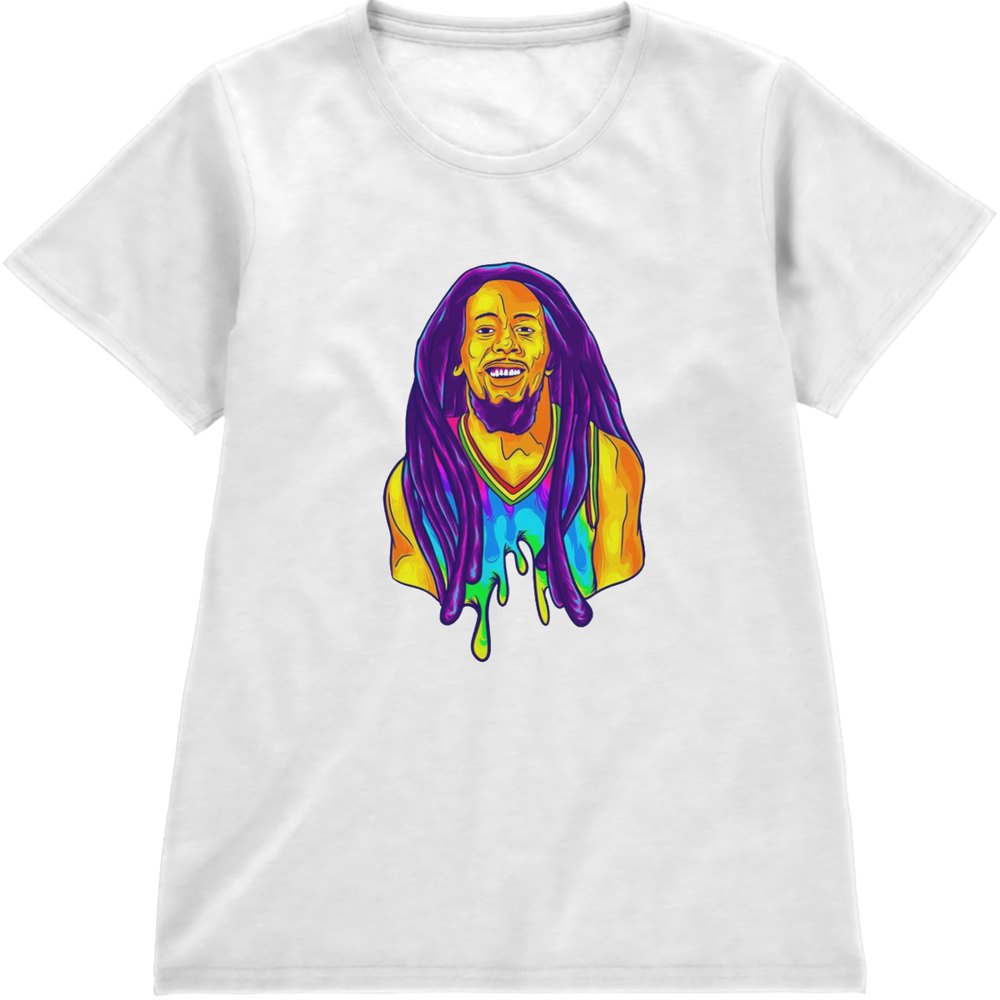 Regular Fit Printed T-Shirt Bob Marley — image 4
