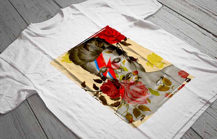 Regular Fit Printed T-Shirt David Bowie
