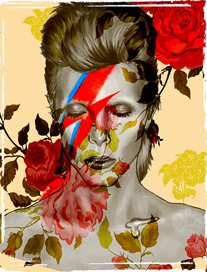 Regular Fit Printed T-Shirt David Bowie — image 6