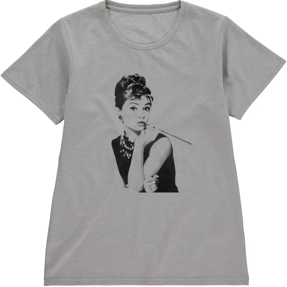 Regular Fit Printed T-Shirt Audrey Hepburn — image 5