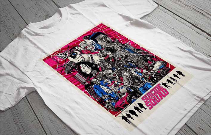 Regular Fit Printed T-Shirt Suicide Squad