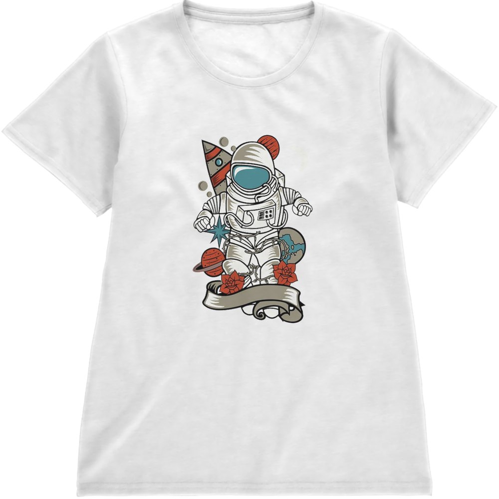 Regular Fit Printed T-Shirt Astronaut — image 4