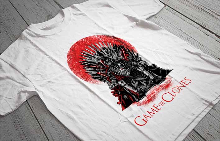 Regular Fit Printed T-Shirt Game of Thrones Darth Vader