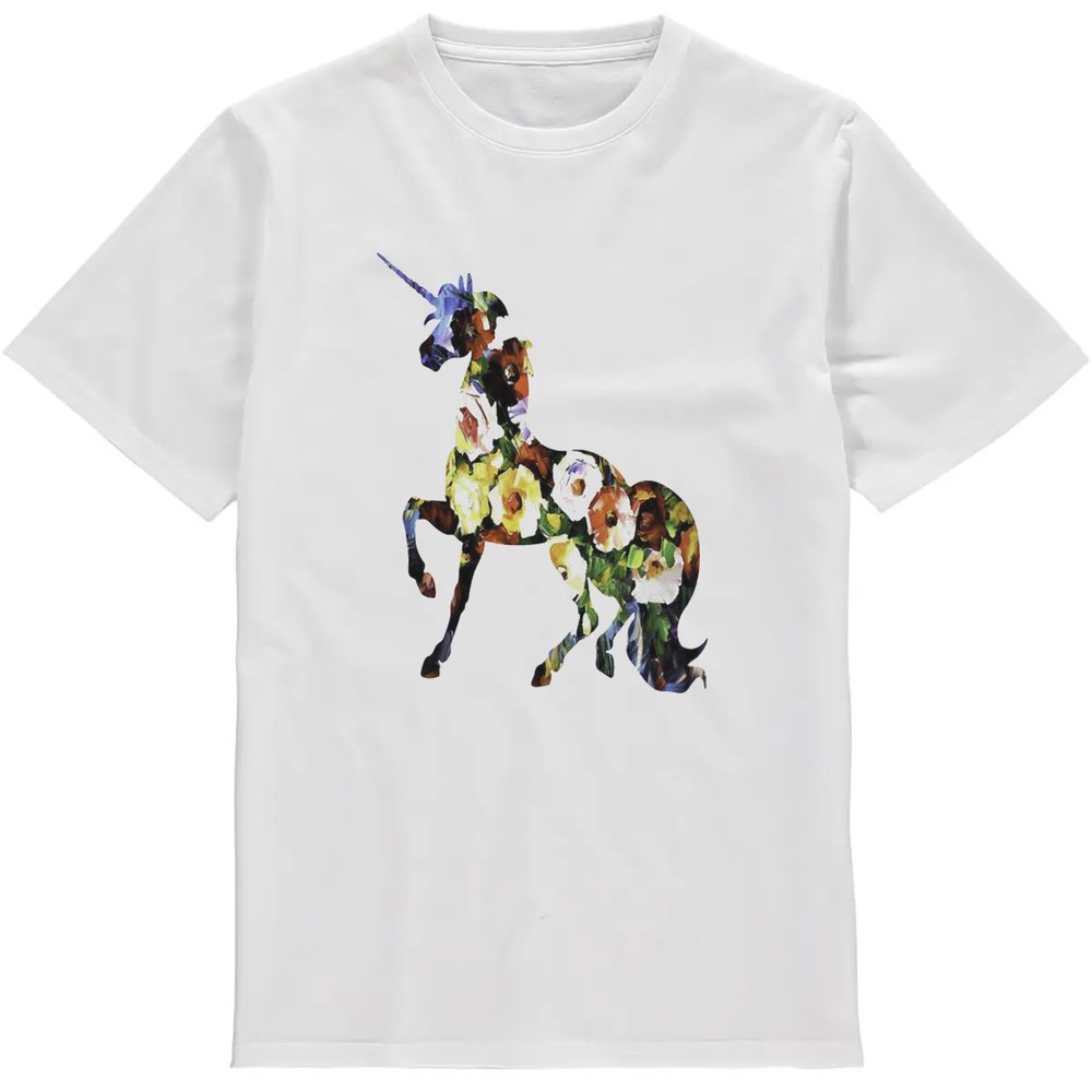Regular Fit Printed T-Shirt Flower Unicorn — image 2