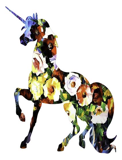 Regular Fit Printed T-Shirt Flower Unicorn — image 6