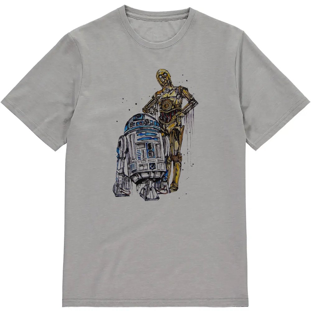 Regular Fit Printed T-Shirt R2D2 C3P0 — image 3