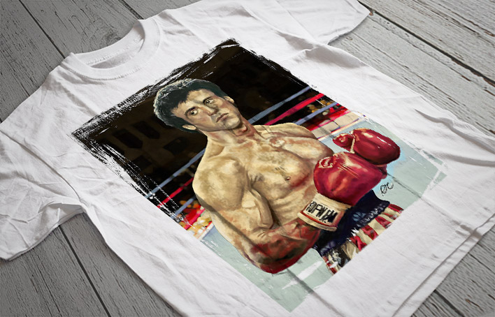 Regular Fit Printed T-Shirt Rocky