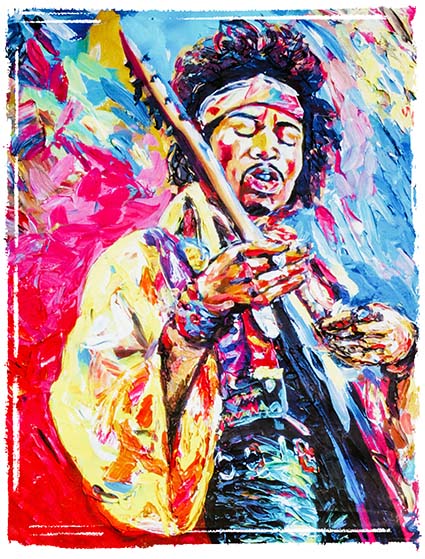 Regular Fit Printed T-Shirt Jimi Hendrix — image 6