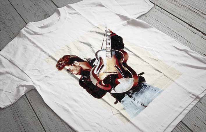 Regular Fit Printed T-Shirt George Michael