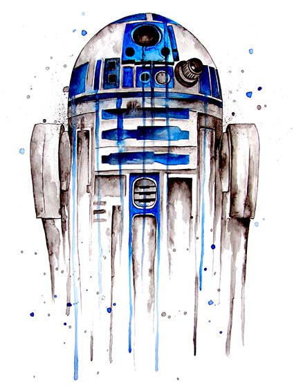 Regular Fit Printed T-Shirt R2D2 — image 6