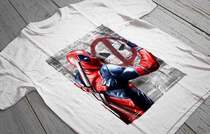 Regular Fit Printed T-Shirt Deadpool