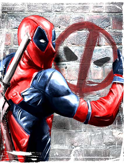 Regular Fit Printed T-Shirt Deadpool — image 6