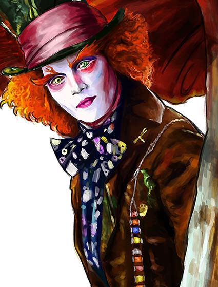 Regular Fit Printed T-Shirt Mad Hatter — image 6