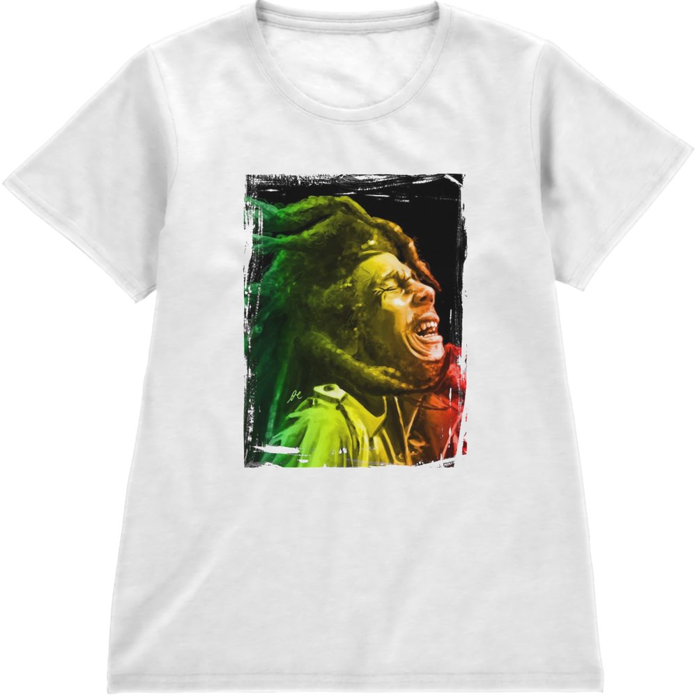 Regular Fit Printed T-Shirt Bob Marley — image 4
