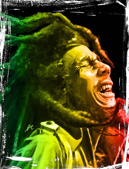 Regular Fit Printed T-Shirt Bob Marley — image 6