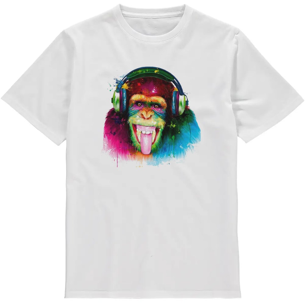 Regular Fit Printed T-Shirt Monkey — image 2