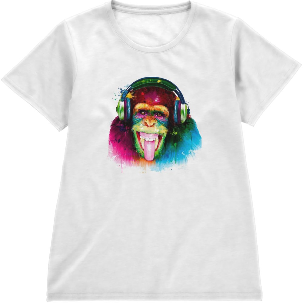 Regular Fit Printed T-Shirt Monkey — image 4