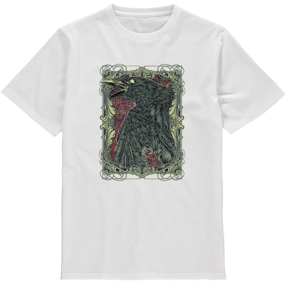 Regular Fit Printed T-Shirt Raven — image 2