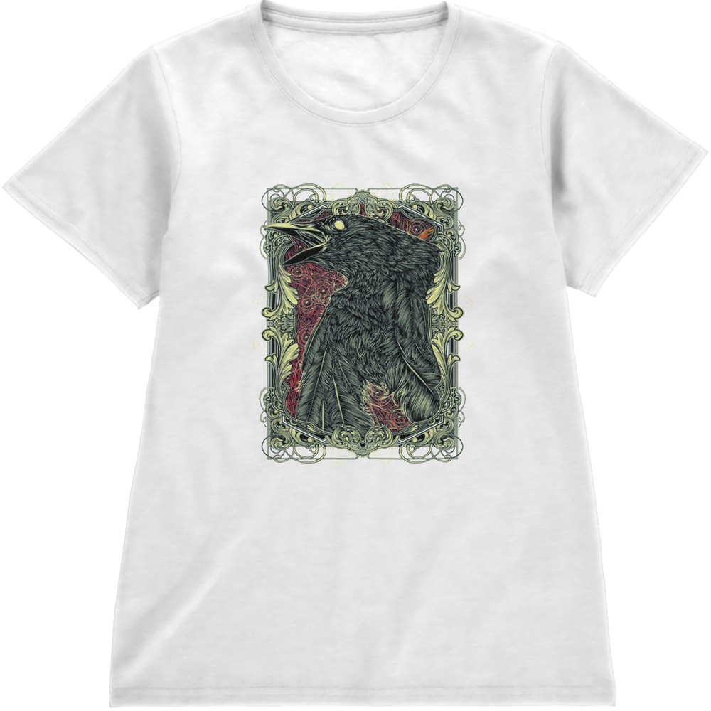 Regular Fit Printed T-Shirt Raven — image 4