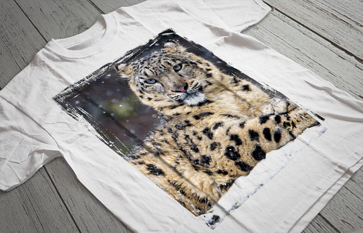 Regular Fit Printed T-Shirt Leopard