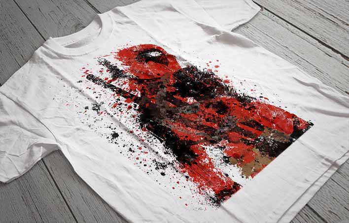 Regular Fit Printed T-Shirt Deadpool