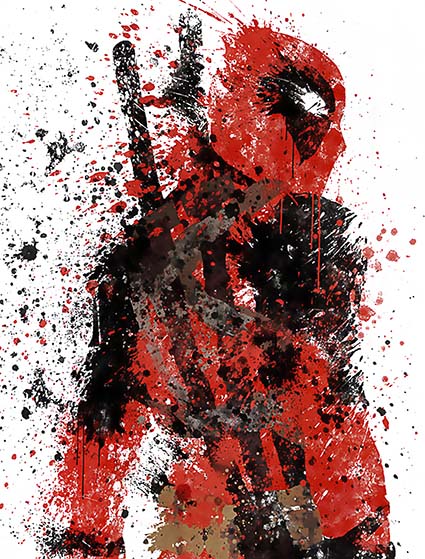 Regular Fit Printed T-Shirt Deadpool — image 6