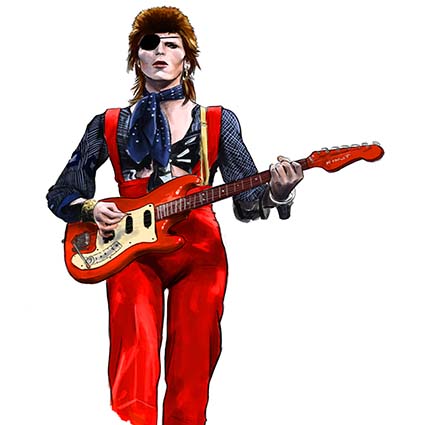 Regular Fit Printed T-Shirt David Bowie — image 6