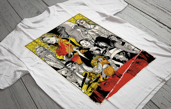 Regular Fit Printed T-Shirt Kill Bill