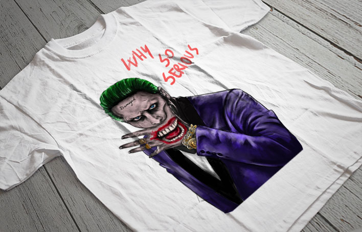 Regular Fit Printed T-Shirt Joker