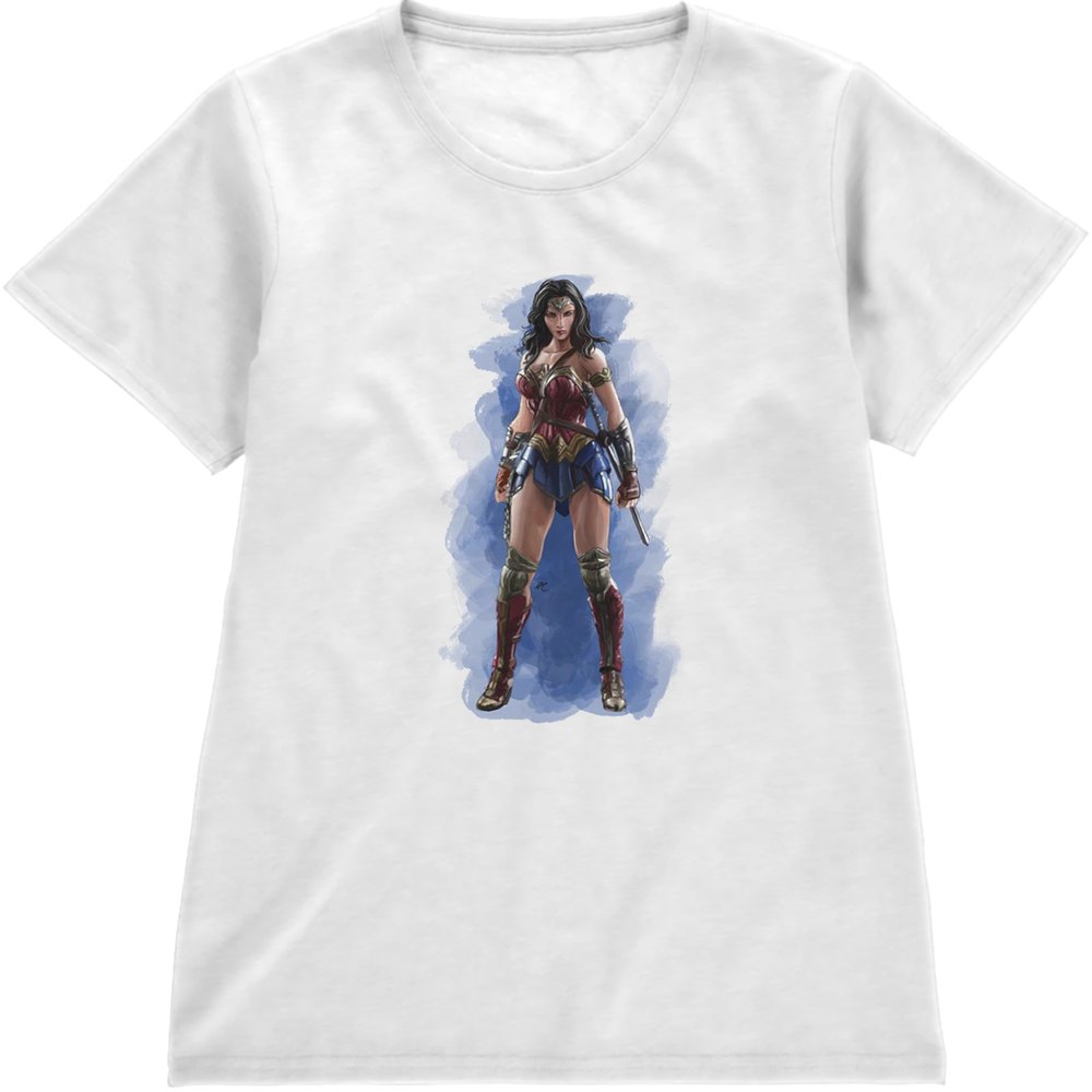 Regular Fit Printed T-Shirt Wonder Woman — image 4