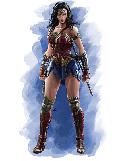 Regular Fit Printed T-Shirt Wonder Woman — image 6