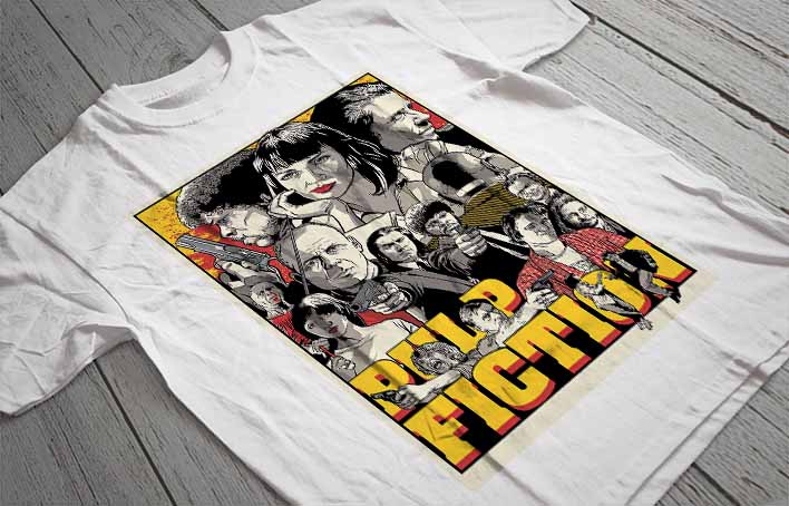 Regular Fit Printed T-Shirt Pulp Fiction