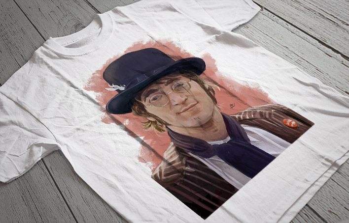 Regular Fit Printed T-Shirt John Lennon