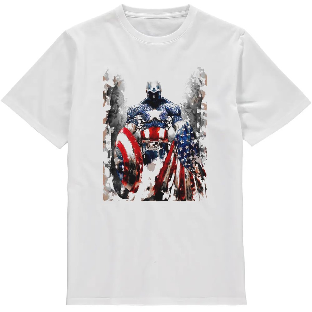 Regular Fit Printed T-Shirt Captain America — image 2