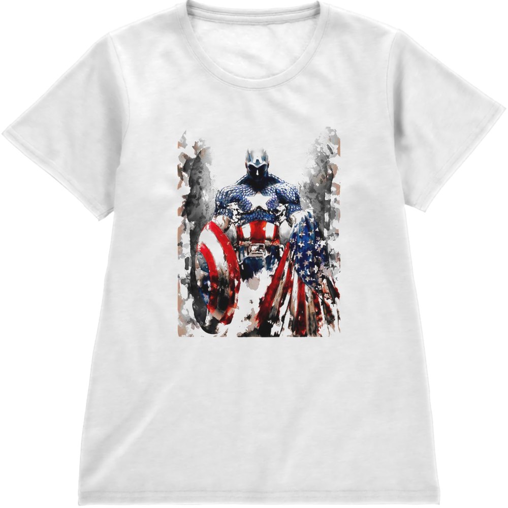 Regular Fit Printed T-Shirt Captain America — image 4
