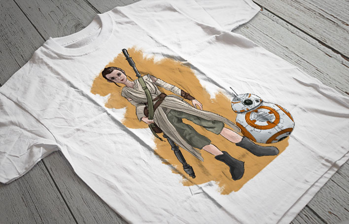 Regular Fit Printed T-Shirt Star Wars
