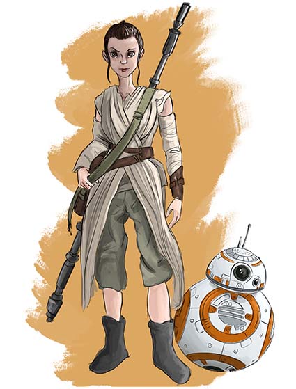 Regular Fit Printed T-Shirt Star Wars — image 6