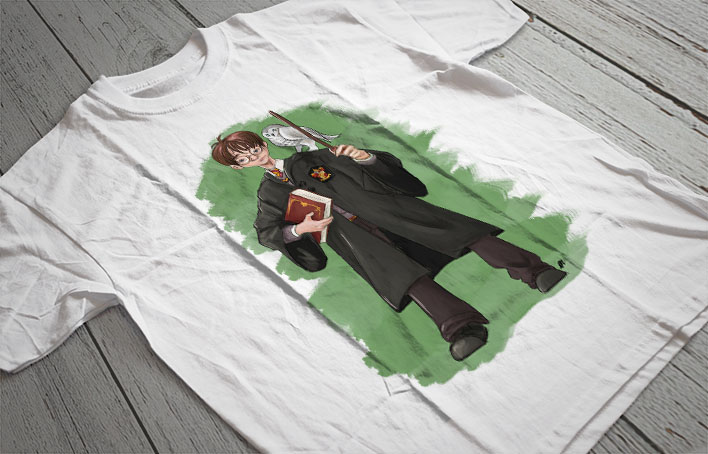 Regular Fit Printed T-Shirt Harry Potter