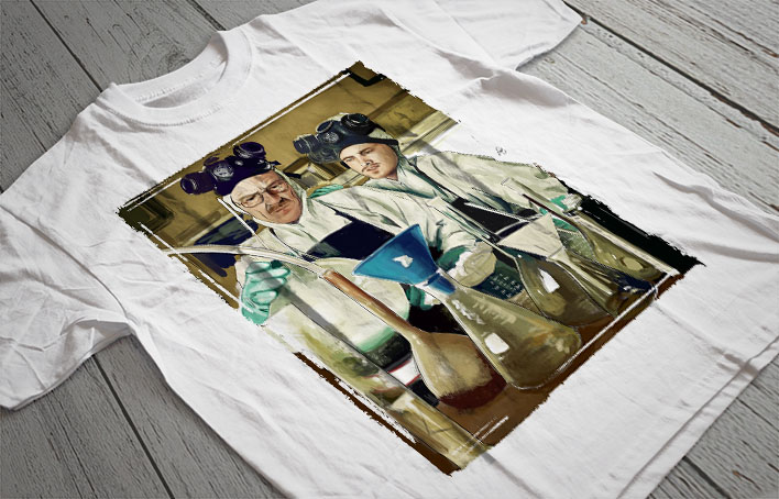 Regular Fit Printed T-Shirt Breaking Bad
