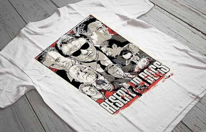 Regular Fit Printed T-Shirt Reservoir Dogs