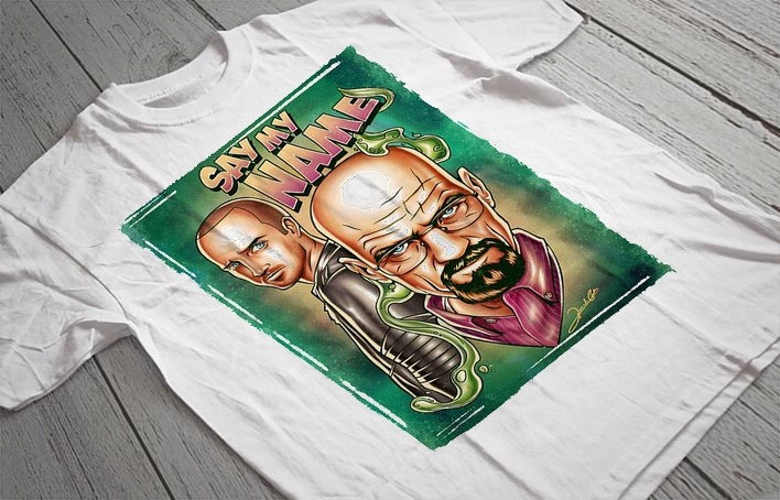 Regular Fit Printed T-Shirt Breaking Bad
